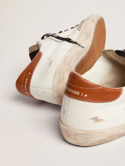 Super-star Ltd Sneakers With Olive-green Canvas Star And Tan Leather Heel Tab Unisex Streetwear Limited Edition