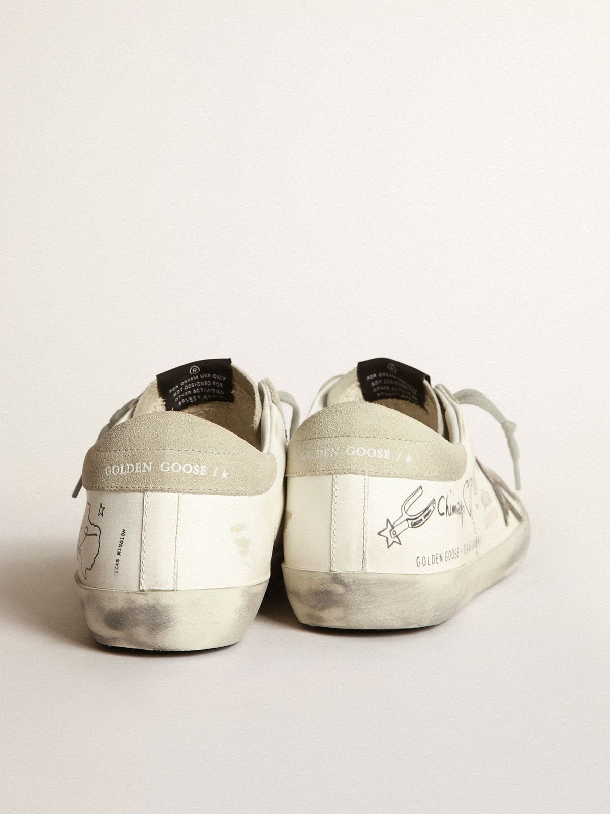 Super-star Sneakers With Te - As Graffiti - White Unisex Streetwear Limited Edition