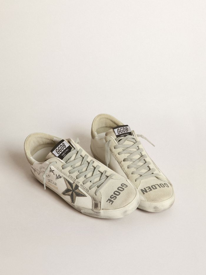 Super-star Sneakers With Te - As Graffiti - White Unisex Streetwear Limited Edition