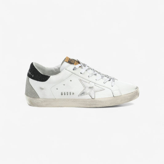 Superstar Sneakers In Nappa Leather With Silver Star - Black Unisex Streetwear Limited Edition