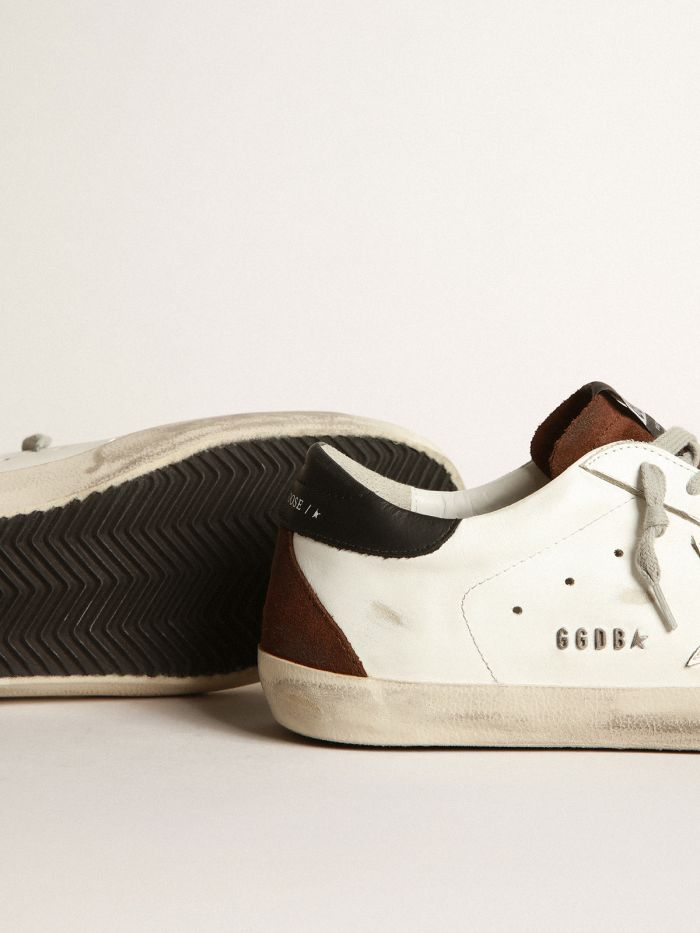 Two-tone And Brown Super-star Sneakers - White Unisex Streetwear Limited Edition