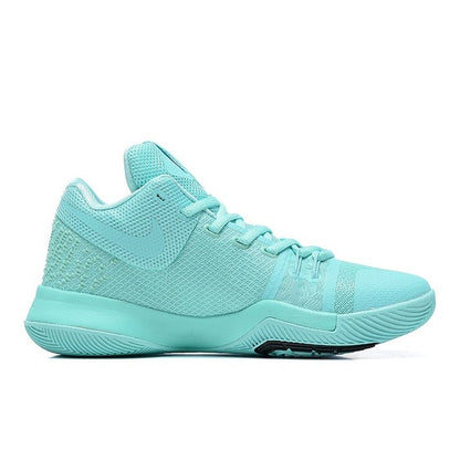 NIKE Kyrie 3 - Aqua - Red Unisex Streetwear Limited Edition