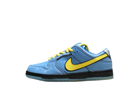 DUNK Powerpuff Girls Sneakers - Blue Unisex Streetwear Limited Edition - **Product Description: DUNK Blue Powerpuff Girls** Unleash your inner hero with the DUNK Blue Powerpuff