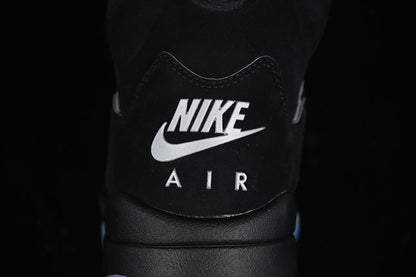 JORDAN RETRO 5 x BLACK METALLIC - logo - replica sneakers