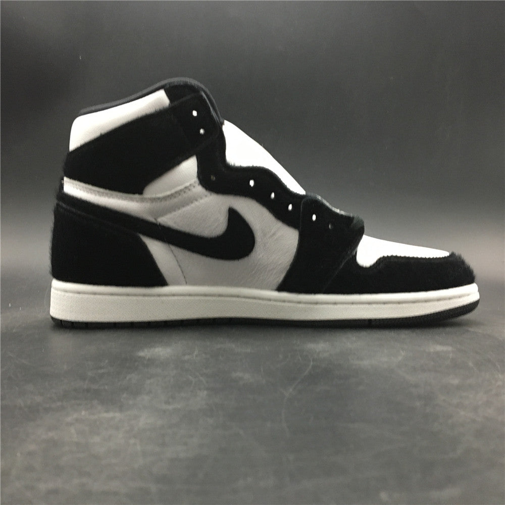 JORDAN 1 High - Panda - White Sneakers - Black Unisex Streetwear Limited Edition