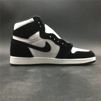 JORDAN 1 High - Panda - White Sneakers - Black Unisex Streetwear Limited Edition