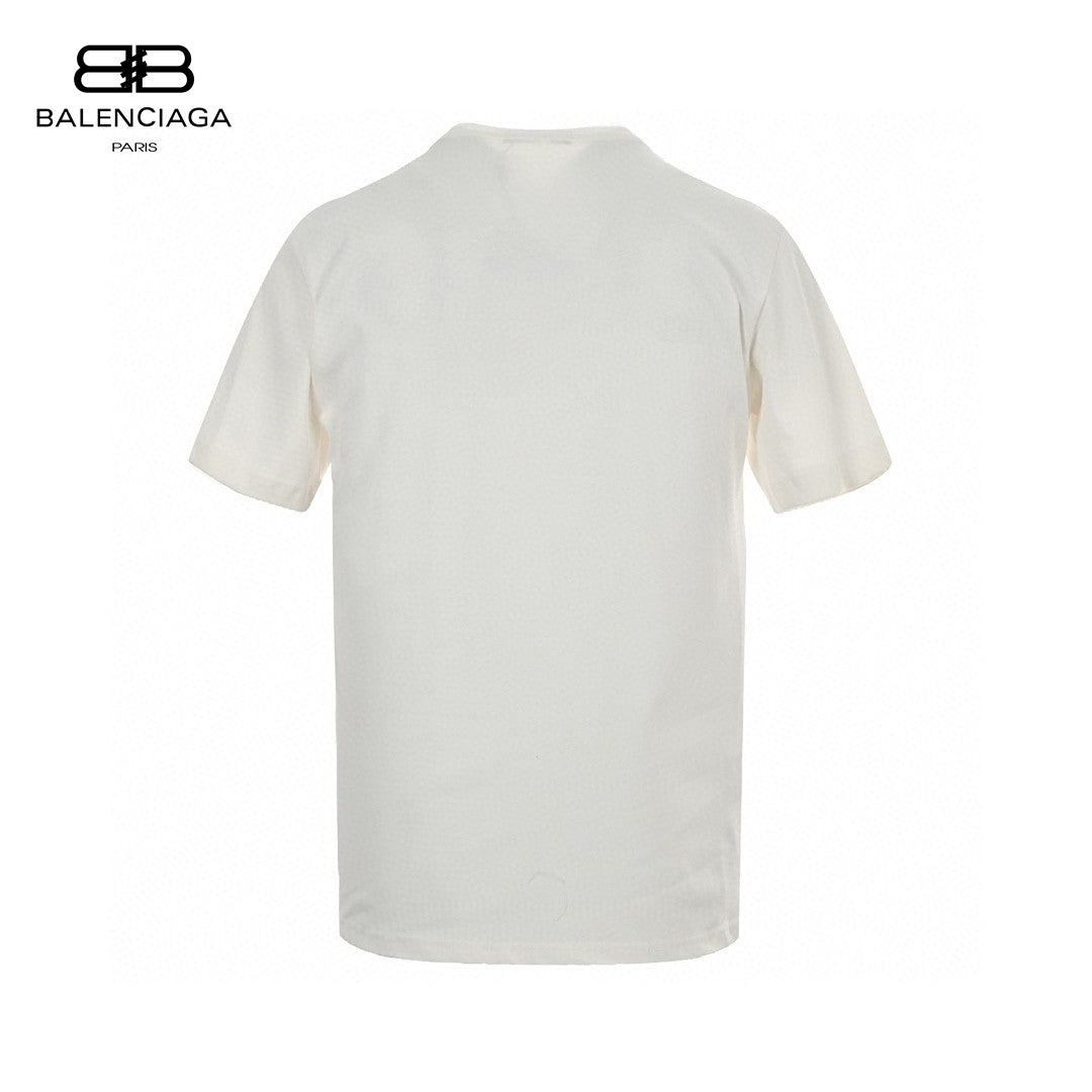 T-shirt blanc Balenciaga avec motif graphique