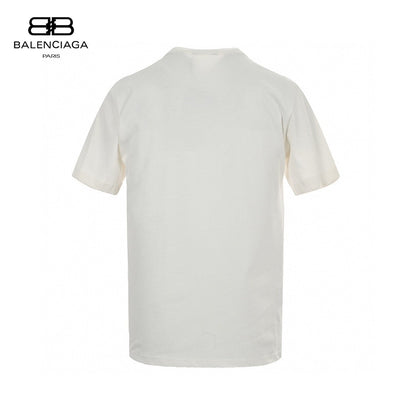 T-shirt blanc Balenciaga avec motif graphique
