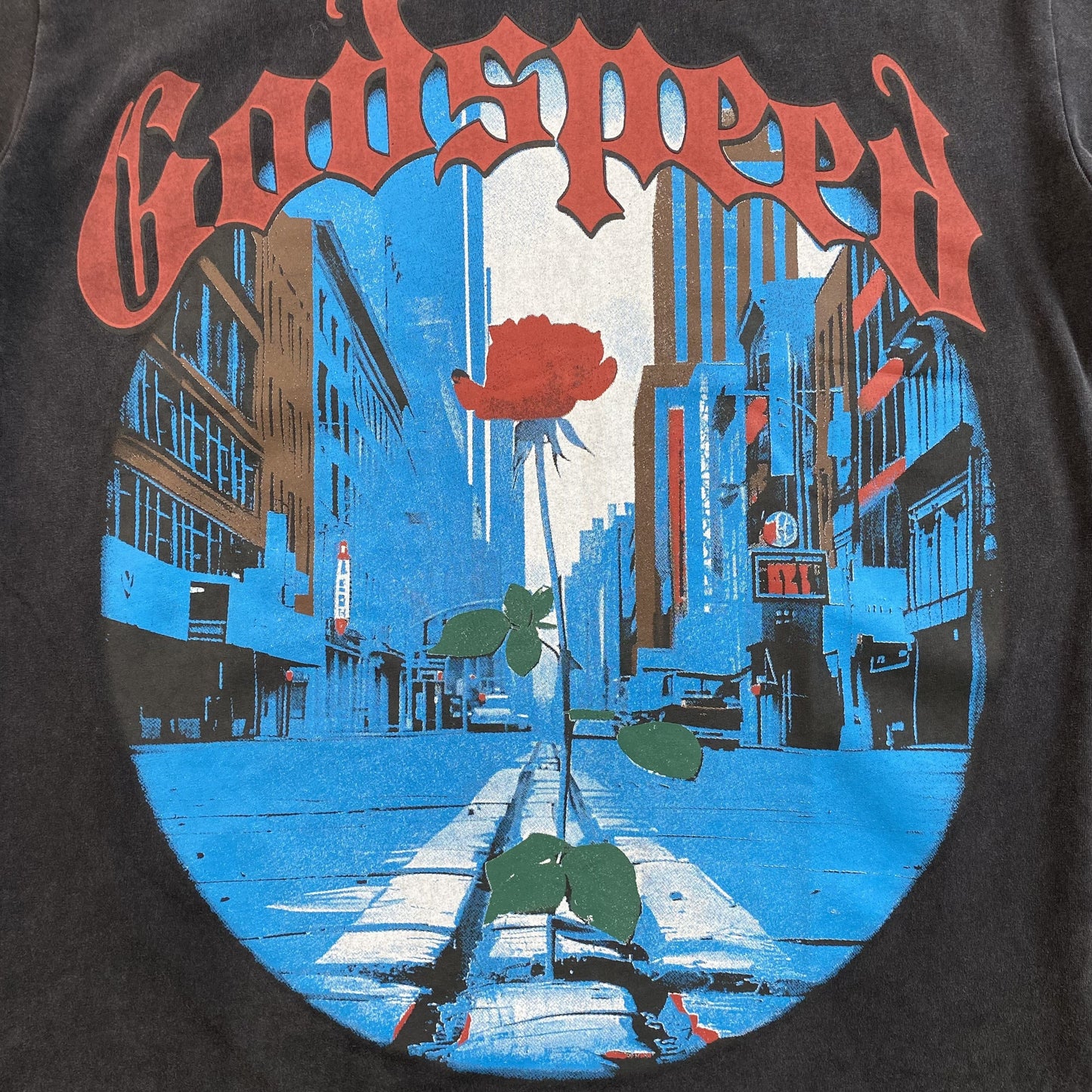 GODSPEED E Pluribus Unum T-shirt Washed - Black Unisex Streetwear Limited Edition
