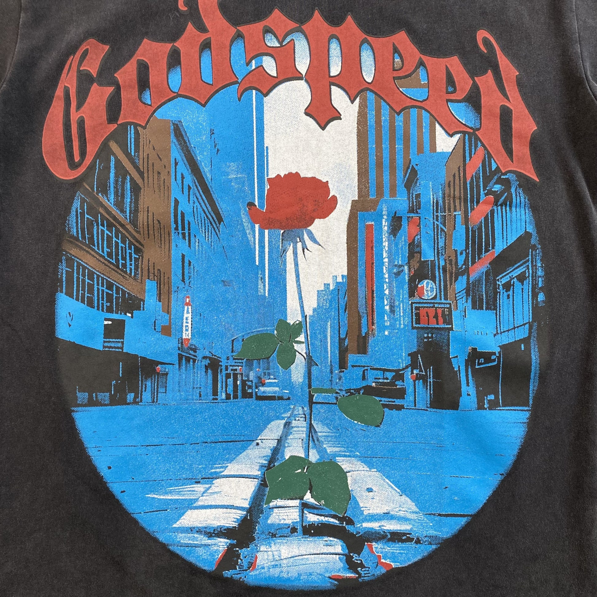 GODSPEED E Pluribus Unum T-shirt Washed - Black Unisex Streetwear Limited Edition