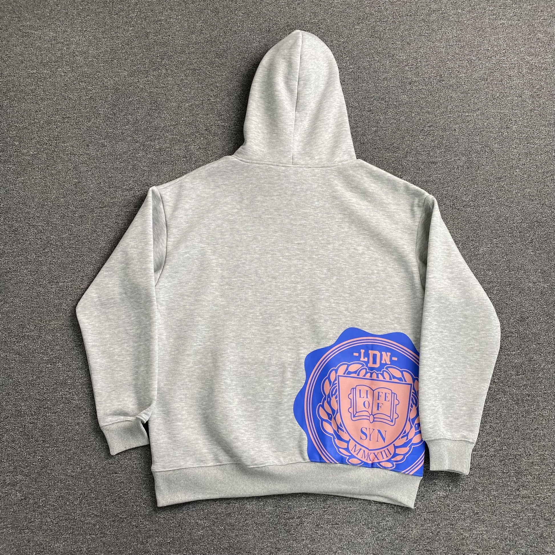 SYNA World College Hoodie - Grey Unisex Streetwear Limited Edition