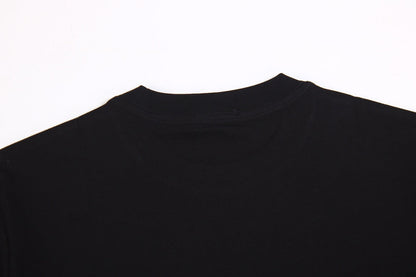 BALENCIAGA France Gradient Logo T-shirt - Red Unisex Streetwear Limited Edition - The BALENCIAGA FRANCE GRADIENT LOGO T-SHIRT - REPLICA merges luxury minimalism with bold branding ,
