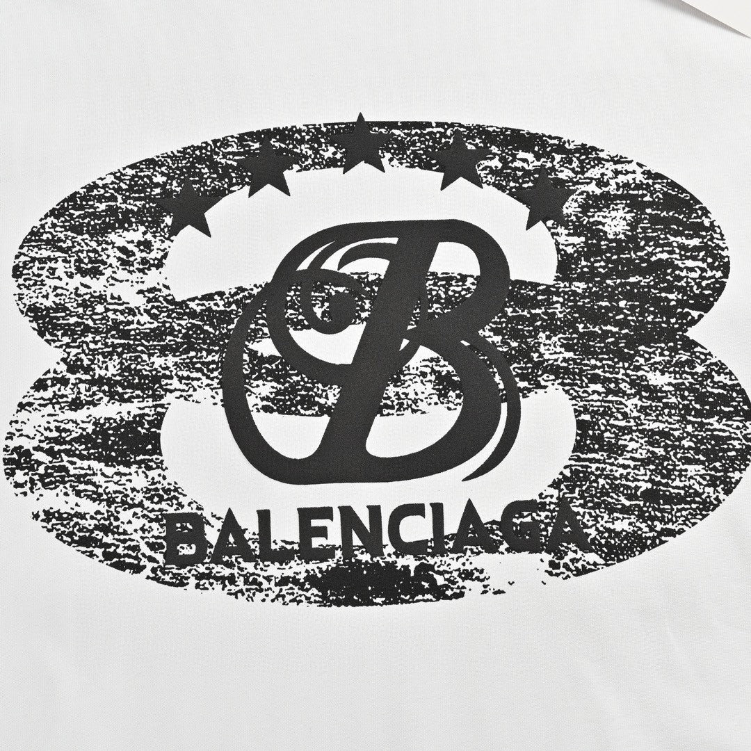 Camiseta Balenciaga - Logotipo desgastado
