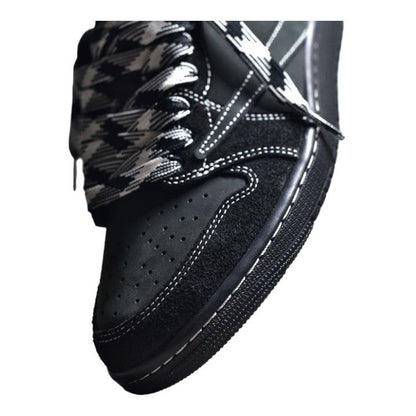 JORDAN 1 Low - Travis Scott Phantom - Black Unisex Streetwear Limited Edition