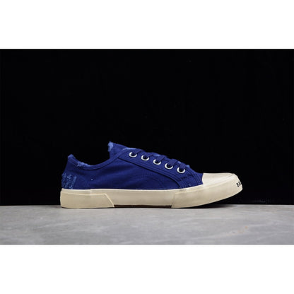 BALENCIAGA Paris Mid Vulc Destr - Sneakers - Blue Unisex Streetwear Limited Edition - Introducing the BALENCIAGA Paris Mid Vulc Destr x Blue, a bold and edgy addition to