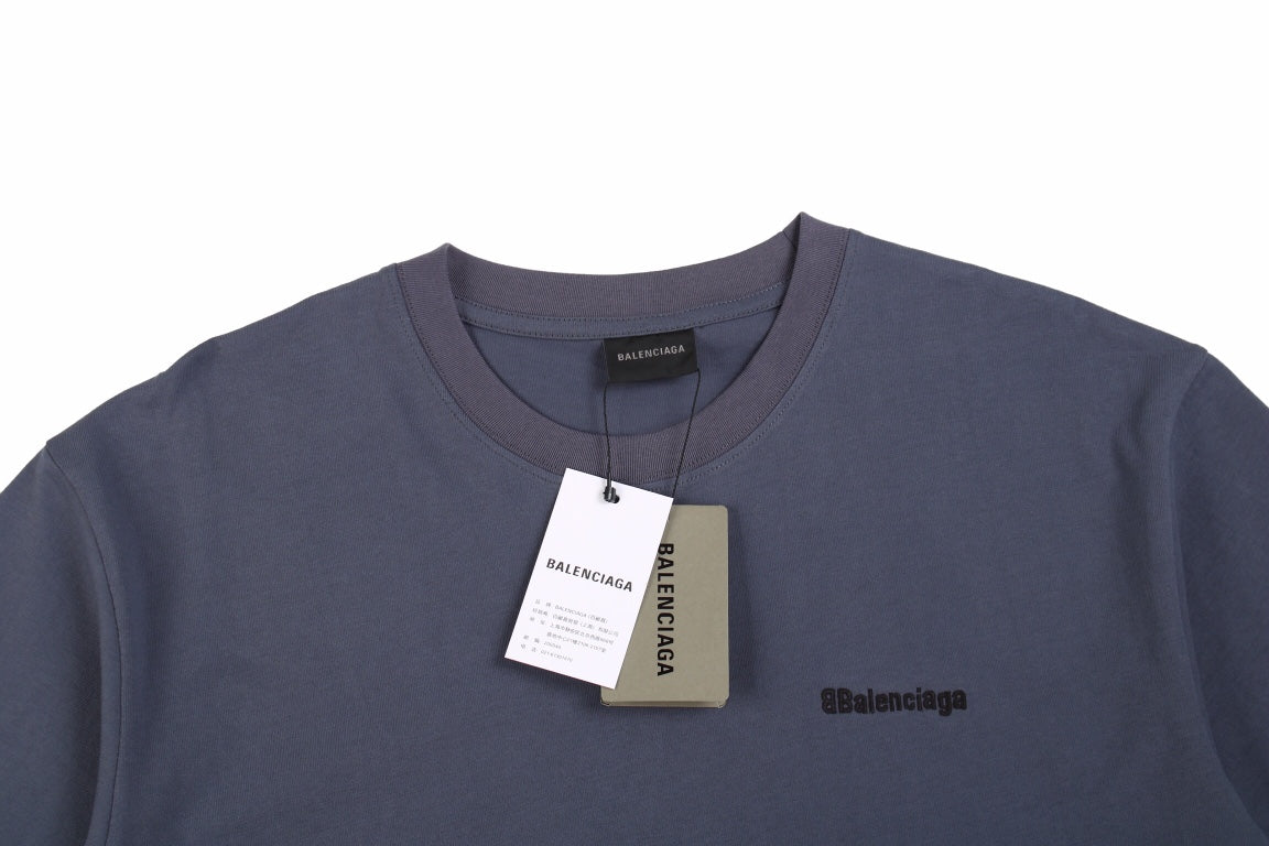 BALENCIAGA Minimalist T-shirt - Blue Unisex Streetwear Limited Edition - The BALENCIAGA MINIMALIST T-SHIRT BLUE - REPLICA is a perfect fusion of luxury and simplicity