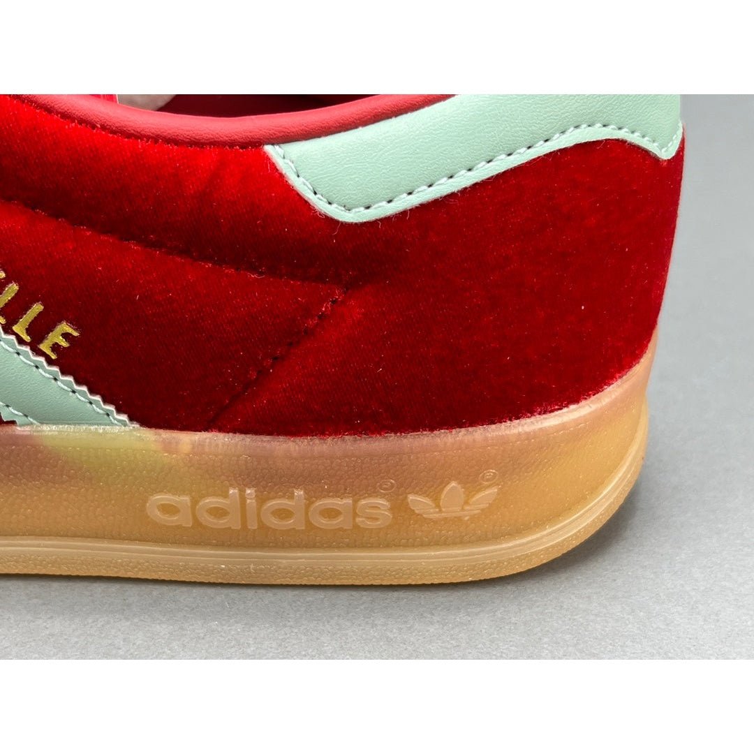 ADIDAS Gazelle Indoor - Red Unisex Streetwear Limited Edition - The ADIDAS GAZELLE INDOOR RED - REPLICA brings a bold and vibrant update to the