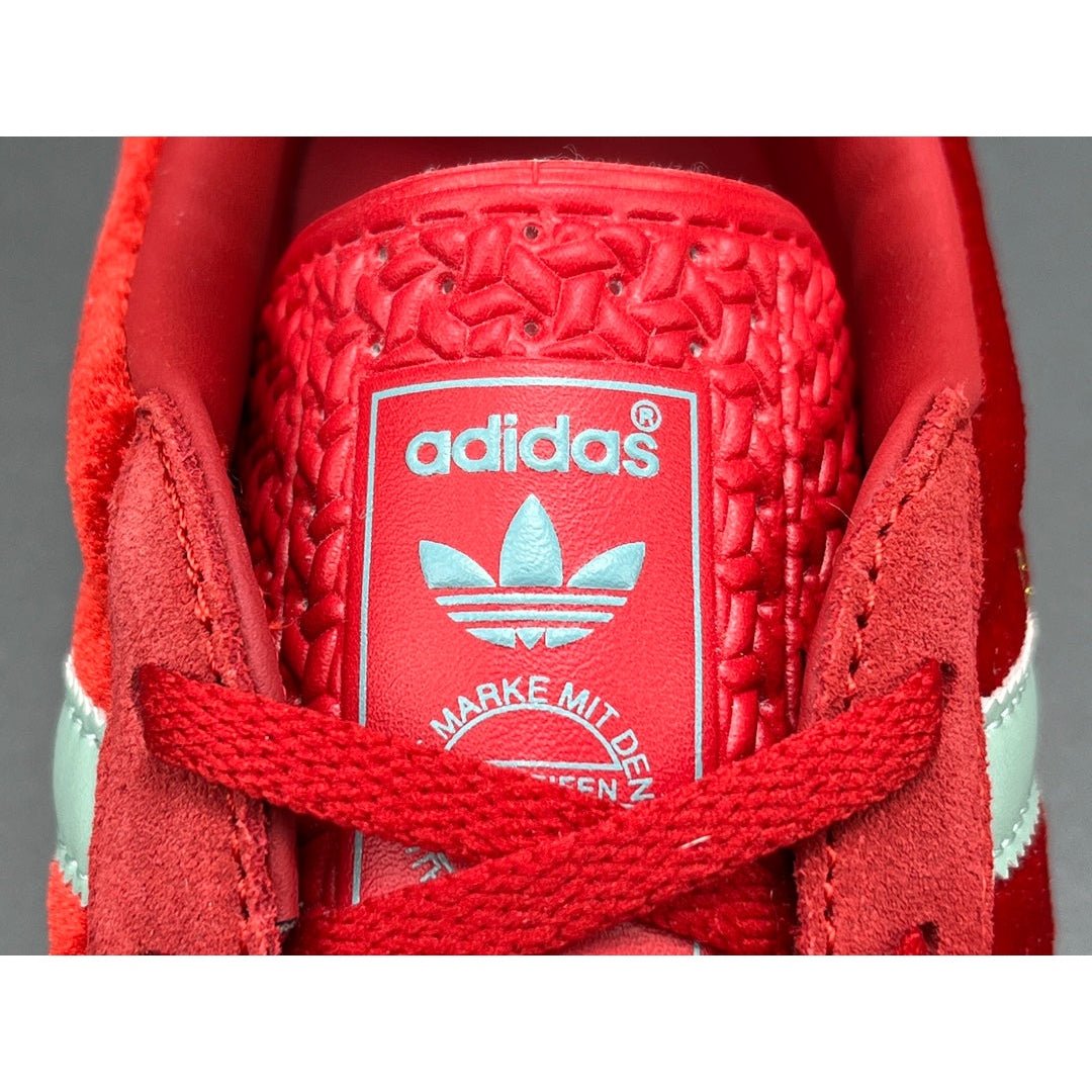 ADIDAS Gazelle Indoor - Red Unisex Streetwear Limited Edition - The ADIDAS GAZELLE INDOOR RED - REPLICA brings a bold and vibrant update to the