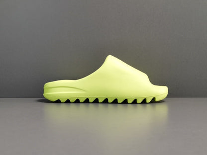 ADIDAS Yeezy Slide - Glow - Green Unisex Streetwear Limited Edition
