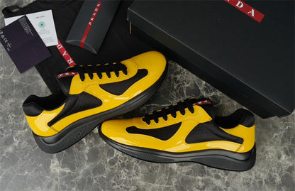 PRADA America's Cup Yellow - Sneakers - Black Unisex Streetwear Limited Edition