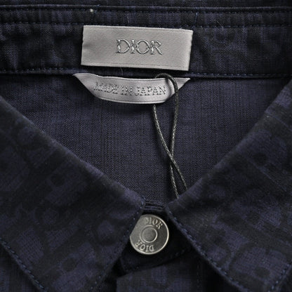 Chemise noire à manches courtes Dior