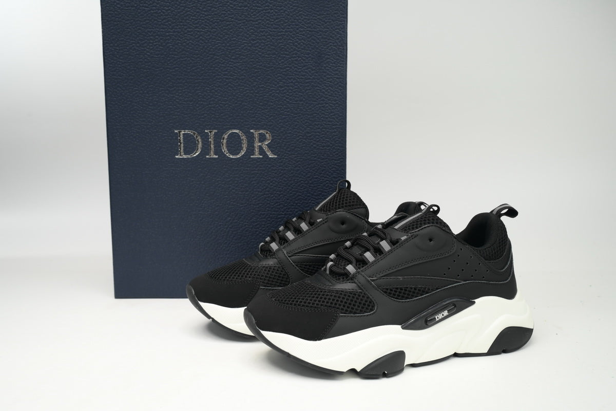 DIOR B22 Sneakers - Black Unisex Streetwear Limited Edition