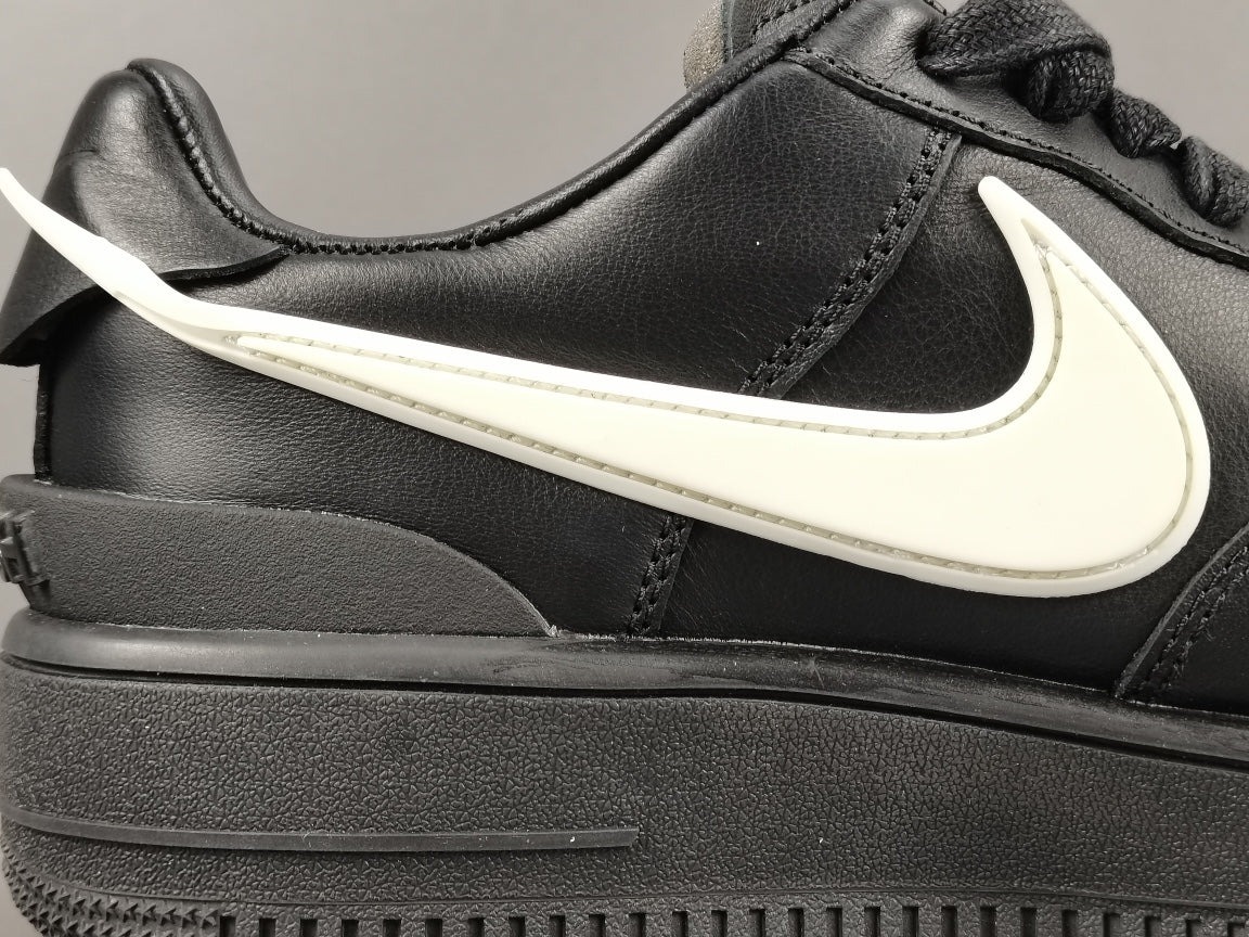 AIR Force 1 - Ambush Sneakers - Black Unisex Streetwear Limited Edition - Introducing the Nike Air Force 1 Ambush Black C a true embodiment of sleekness, style,