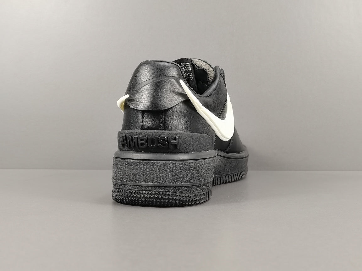 AIR Force 1 - Ambush Sneakers - Black Unisex Streetwear Limited Edition - Introducing the Nike Air Force 1 Ambush Black C a true embodiment of sleekness, style,