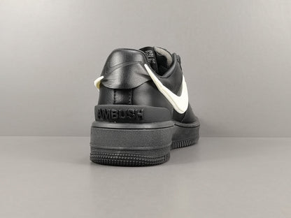 AIR Force 1 - Ambush Sneakers - Black Unisex Streetwear Limited Edition - Introducing the Nike Air Force 1 Ambush Black C a true embodiment of sleekness, style,