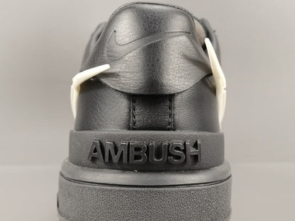 AIR Force 1 - Ambush Sneakers - Black Unisex Streetwear Limited Edition - Introducing the Nike Air Force 1 Ambush Black C a true embodiment of sleekness, style,