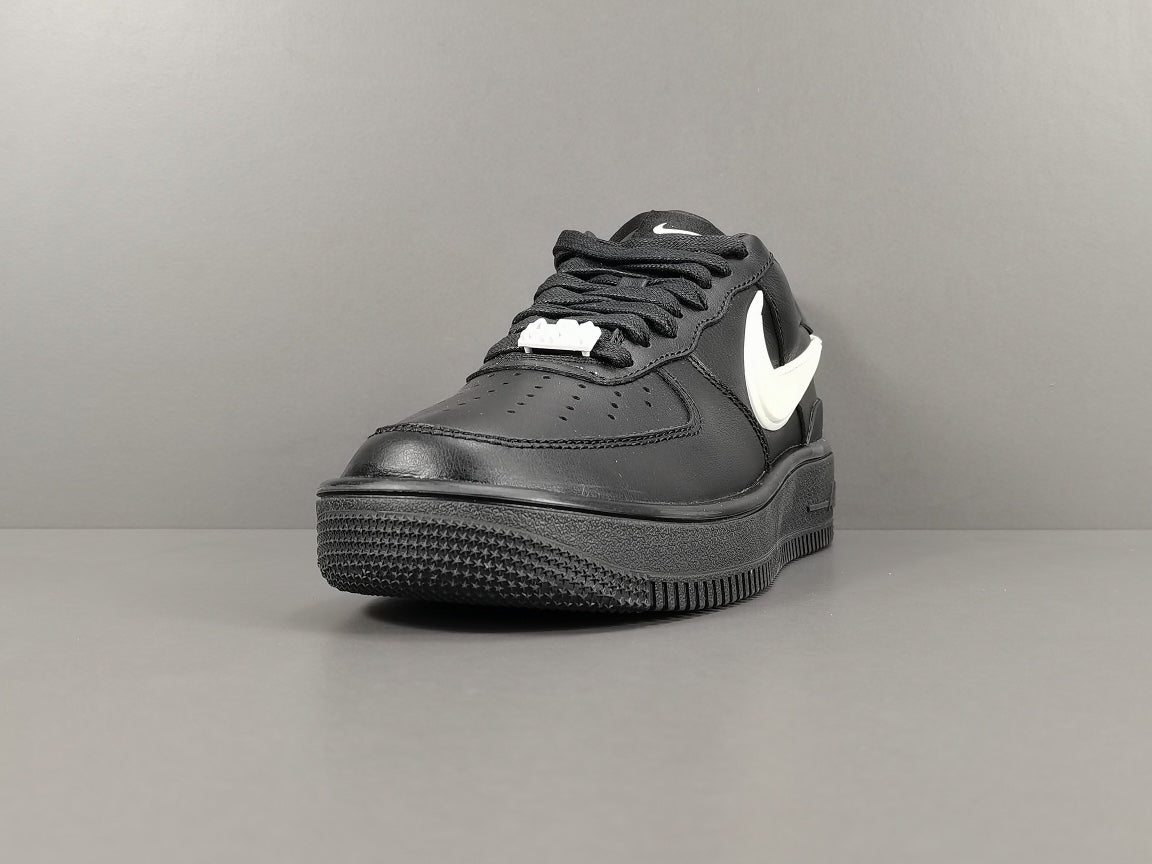 AIR Force 1 - Ambush Sneakers - Black Unisex Streetwear Limited Edition - Introducing the Nike Air Force 1 Ambush Black C a true embodiment of sleekness, style,