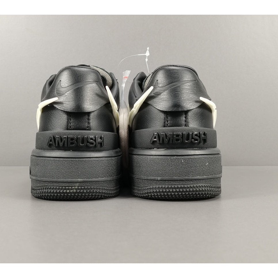 AIR Force 1 - Ambush Sneakers - Black Unisex Streetwear Limited Edition - Introducing the Nike Air Force 1 Ambush Black C a true embodiment of sleekness, style,