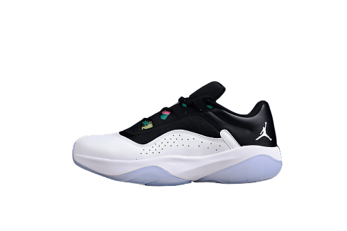 AIR Jordan 11 Cmft Low White - - Ghost Green - Metallic Silver Sneakers - Black Unisex Streetwear Limited Edition - **Air Jordan 11 CMFT Low White/Black/Ghost Green/Metallic Silver** Discover the perf