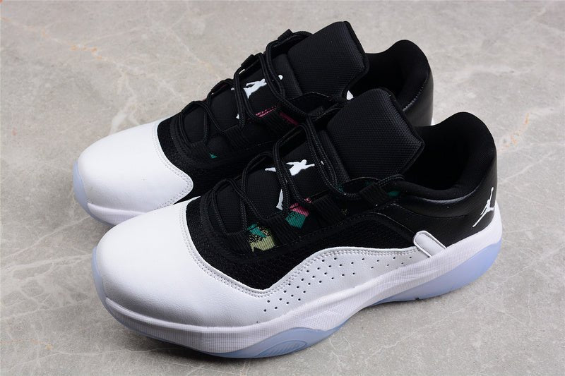 AIR Jordan 11 Cmft Low White - - Ghost Green - Metallic Silver Sneakers - Black Unisex Streetwear Limited Edition - **Air Jordan 11 CMFT Low White/Black/Ghost Green/Metallic Silver** Discover the perf