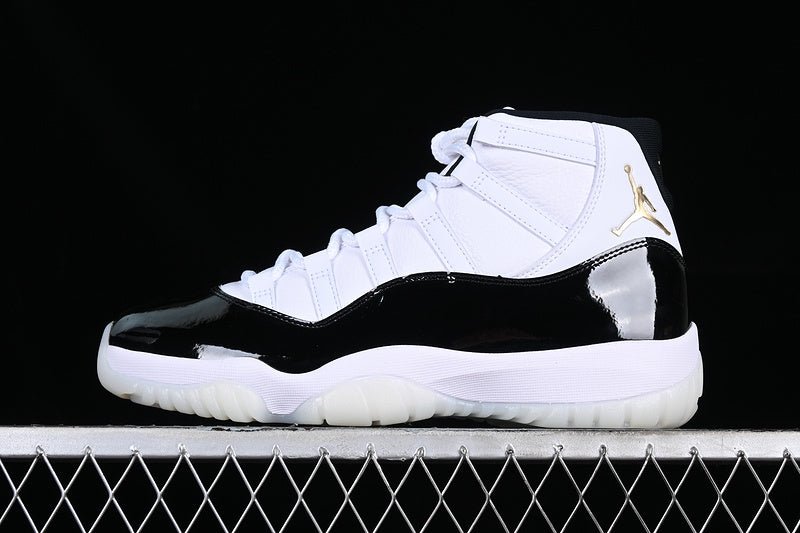 AIR Jordan 11 Dmp Sneakers - White Unisex Streetwear Limited Edition - The Air Jordan 11 DMP White is a tribute to Michael Jordan's legendary career and