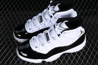 AIR Jordan 11 Dmp Sneakers - White Unisex Streetwear Limited Edition - The Air Jordan 11 DMP White is a tribute to Michael Jordan's legendary career and
