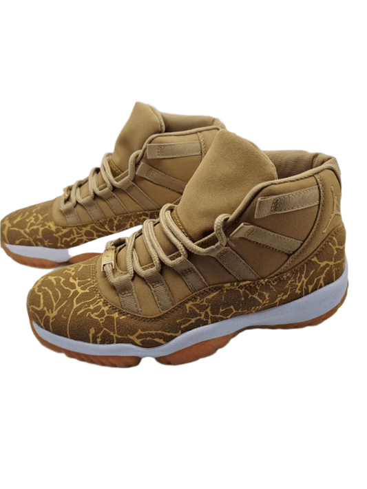 AIR Jordan 11 'gold Olive' - White Unisex Streetwear Limited Edition - **Air Jordan 11 'Gold Olive'** The Air Jordan 11 'Gold Olive' is a luxurious and