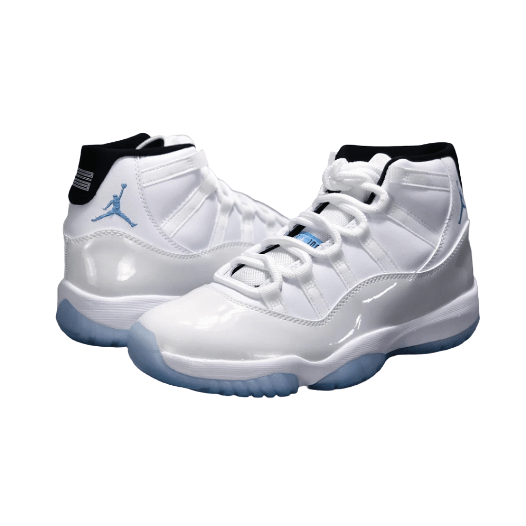 Air Jordan 11 legend Blue Unisex Streetwear Limited Edition - The Air Jordan 11 Legend Blue is a classic sneaker that embodies both elegance and