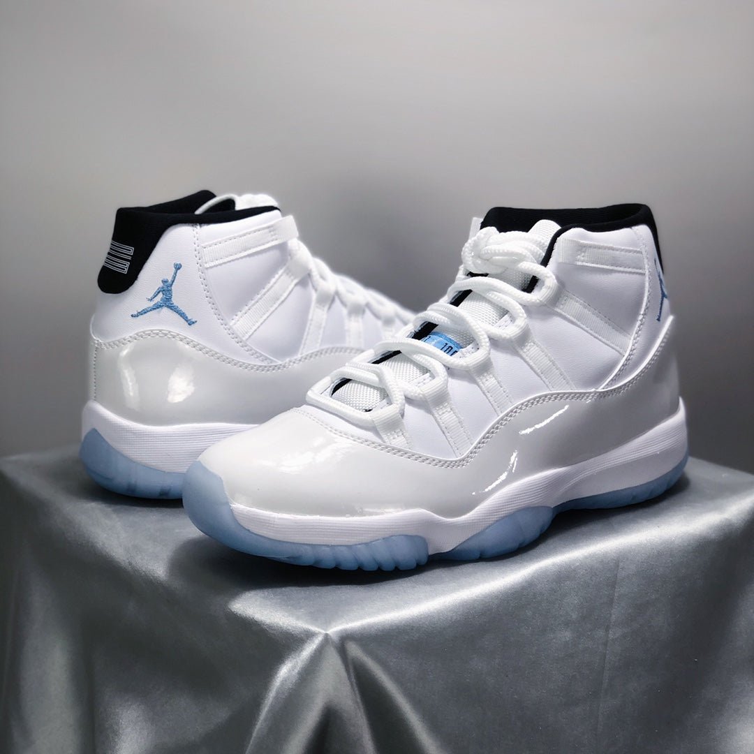 Air Jordan 11 legend Blue Unisex Streetwear Limited Edition - The Air Jordan 11 Legend Blue is a classic sneaker that embodies both elegance and