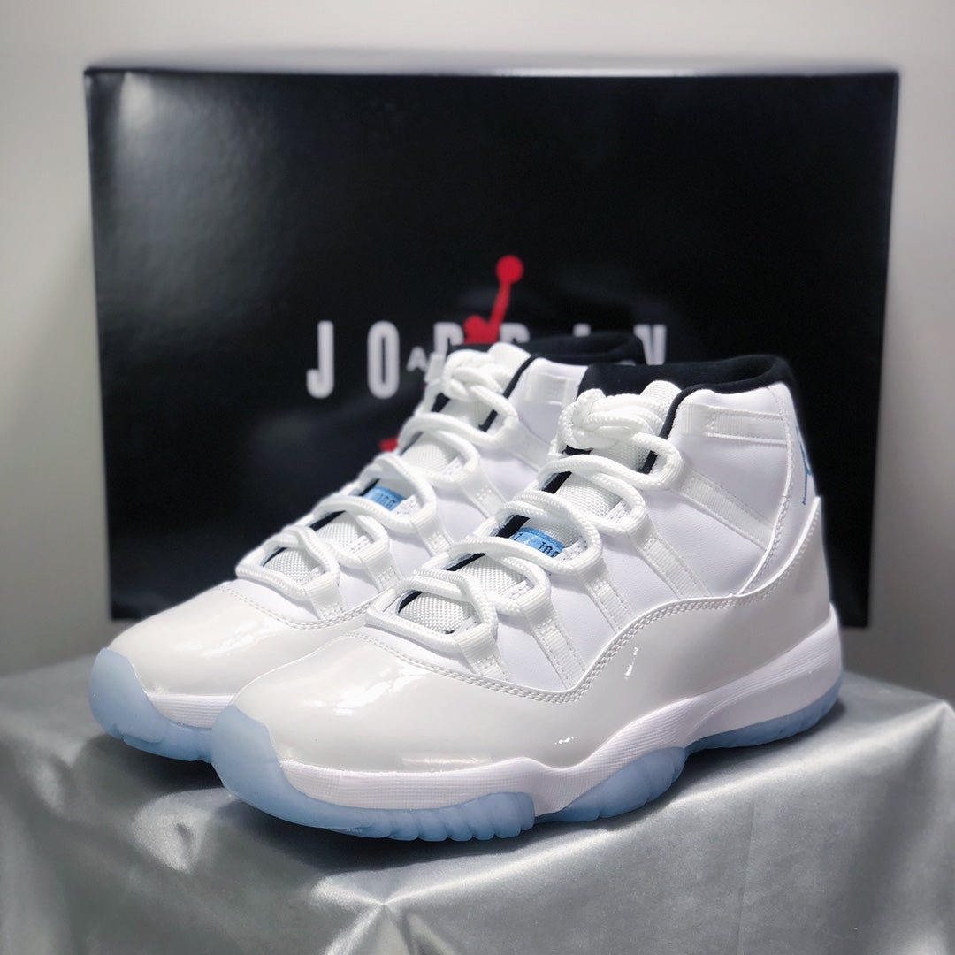 Air Jordan 11 legend Blue Unisex Streetwear Limited Edition - The Air Jordan 11 Legend Blue is a classic sneaker that embodies both elegance and