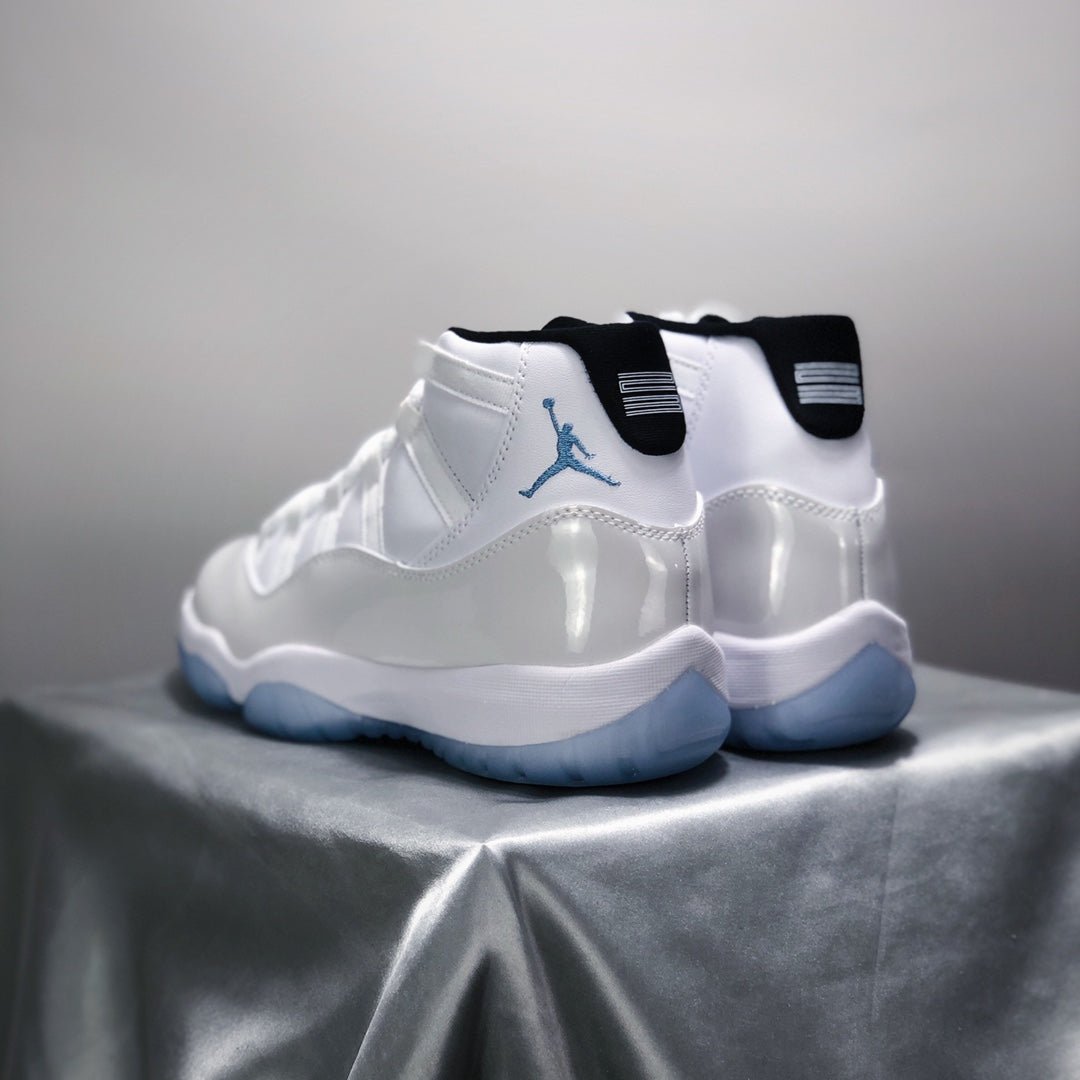 Air Jordan 11 legend Blue Unisex Streetwear Limited Edition - The Air Jordan 11 Legend Blue is a classic sneaker that embodies both elegance and