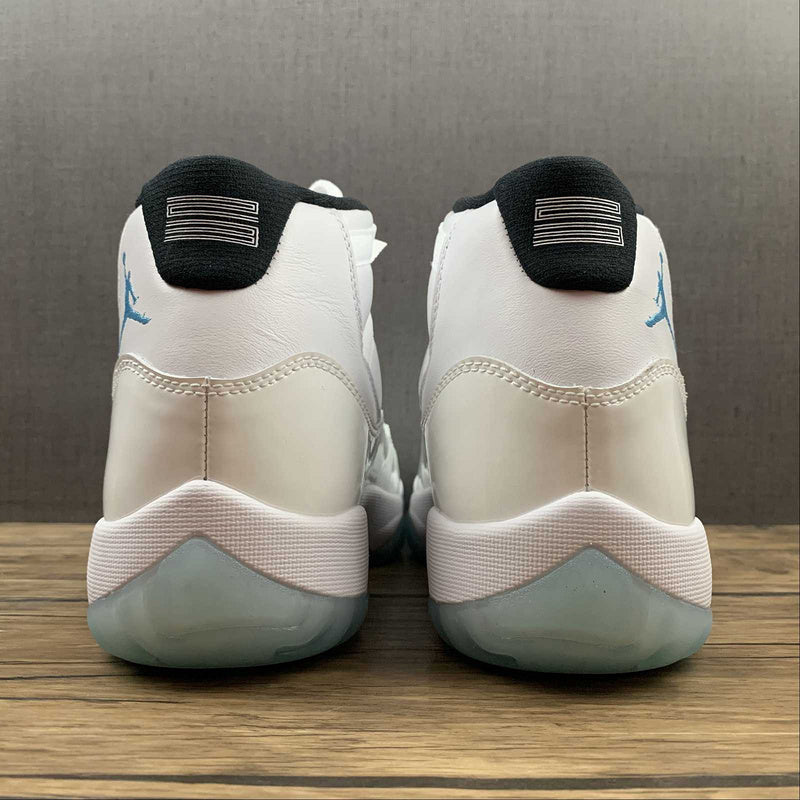 AIR Jordan 11 Retro 2014 - - Legend Blue Sneakers - White Unisex Streetwear Limited Edition - **Air Jordan 11 Retro 2014 White/White/Legend Blue** Introducing the Air Jordan 11 Retro 2014 White/White/