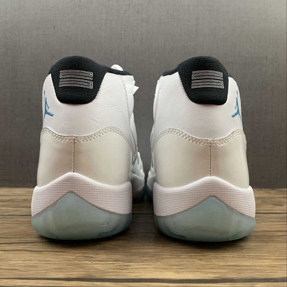 AIR Jordan 11 Retro 2014 - - Legend Blue Sneakers - White Unisex Streetwear Limited Edition - **Air Jordan 11 Retro 2014 White/White/Legend Blue** Introducing the Air Jordan 11 Retro 2014 White/White/