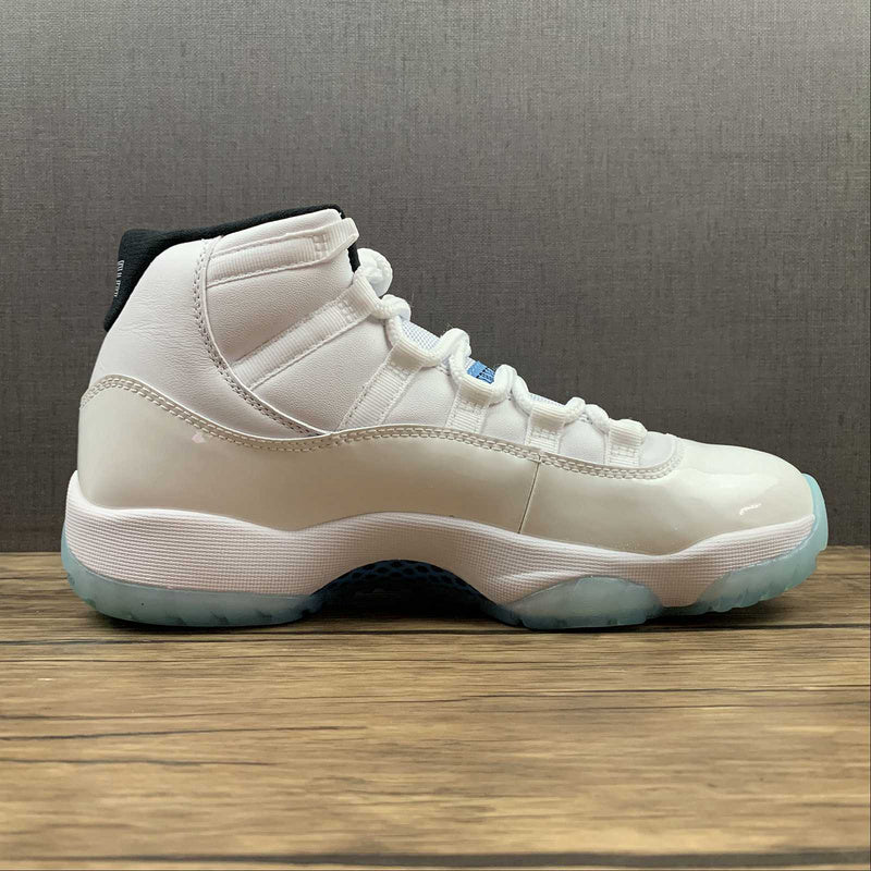 AIR Jordan 11 Retro 2014 - - Legend Blue Sneakers - White Unisex Streetwear Limited Edition - **Air Jordan 11 Retro 2014 White/White/Legend Blue** Introducing the Air Jordan 11 Retro 2014 White/White/