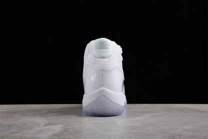 AIR Jordan 11 Retro 25th Anniversary - Grey Sneakers - White Unisex Streetwear Limited Edition - Celebrate a quarter-century of Air Jordan excellence with the Air Jordan 11 Retro 25th Anniversary