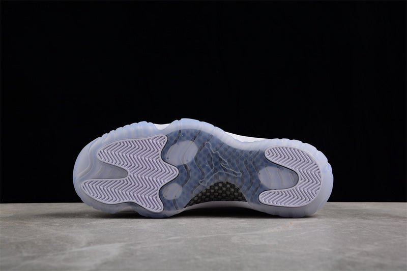 AIR Jordan 11 Retro 25th Anniversary - Grey Sneakers - White Unisex Streetwear Limited Edition - Celebrate a quarter-century of Air Jordan excellence with the Air Jordan 11 Retro 25th Anniversary