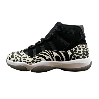 AIR Jordan 11 Retro Animal Instinct - Red-sail-white - Black Unisex Streetwear Limited Edition - **Air Jordan 11 Retro Animal Instinct Black/Red-Sail-White** Unleash your wild side with the Air Jordan
