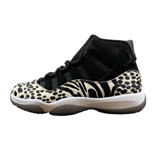 AIR Jordan 11 Retro Animal Instinct - Red-sail-white - Black Unisex Streetwear Limited Edition - **Air Jordan 11 Retro Animal Instinct Black/Red-Sail-White** Unleash your wild side with the Air Jordan
