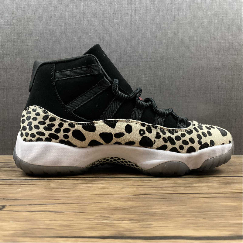 AIR Jordan 11 Retro Animal Instinct - Red-sail-white - Black Unisex Streetwear Limited Edition - **Air Jordan 11 Retro Animal Instinct Black/Red-Sail-White** Unleash your wild side with the Air Jordan