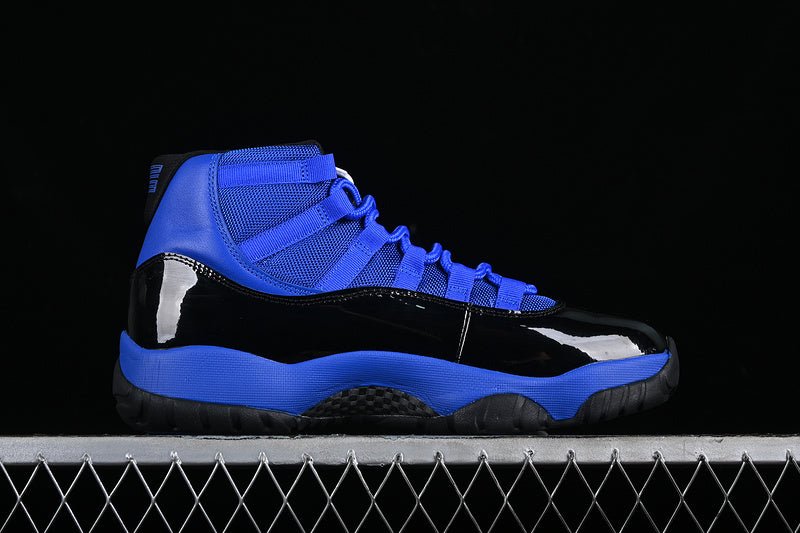 AIR Jordan 11 Retro - Blue Sneakers - Black Unisex Streetwear Limited Edition - Discover timeless elegance and athletic performance with the Air Jordan 11 Retro Black/Blue, a classic